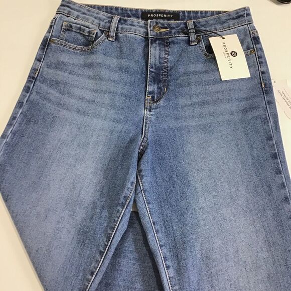 Prosperity High Rise Crop Denim Jeans NWT Size 31 - Picture 3 of 15